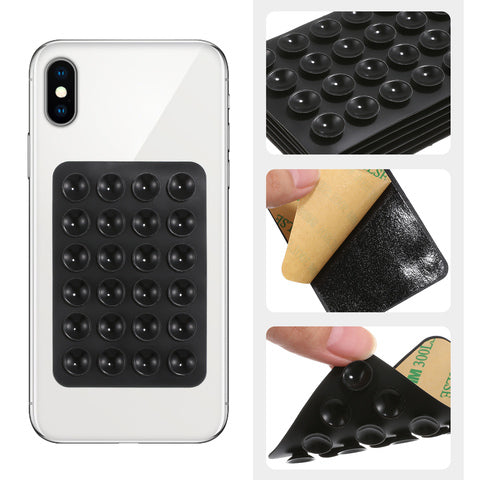 6pcs Phone Holder for Car Phone Suction Mat Phone Suction Mount Suction Cup Adhesive Suction for Phone Back Phone Pad