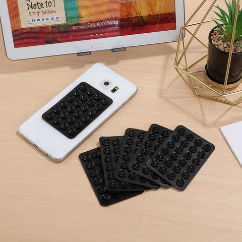 6pcs Phone Holder for Car Phone Suction Mat Phone Suction Mount Suction Cup Adhesive Suction for Phone Back Phone Pad