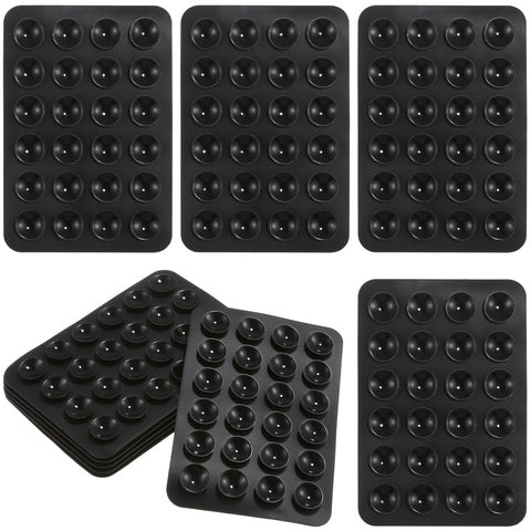 6pcs Phone Holder for Car Phone Suction Mat Phone Suction Mount Suction Cup Adhesive Suction for Phone Back Phone Pad